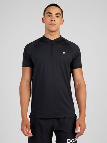 BJÖRN BORG Performance Shirt 'ACE' in Black: front