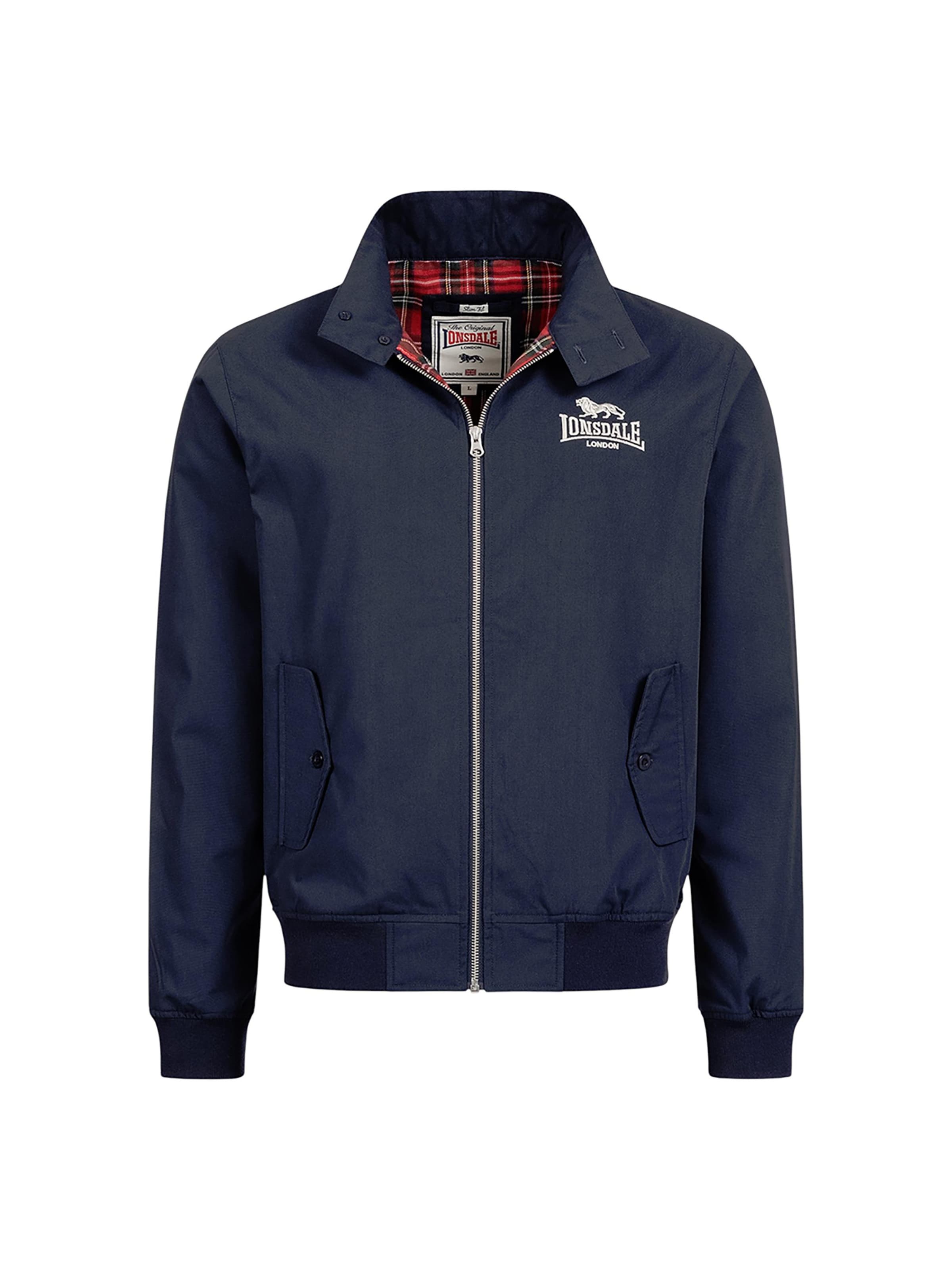 LONSDALE Übergangsjacke 'Classic' in Blau: Vorderseite