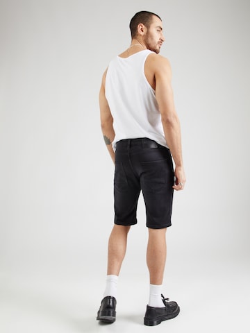 INDICODE JEANS Regular Shorts 'Commercial' in Schwarz