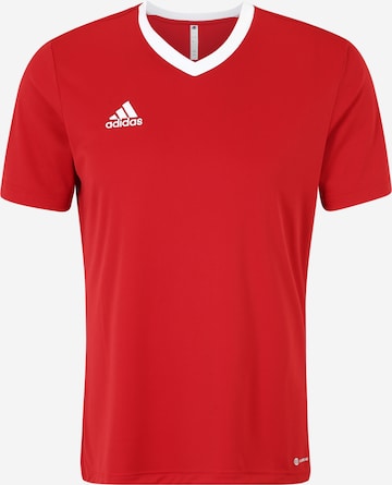 raudona ADIDAS PERFORMANCE Sportiniai marškinėliai: priekis