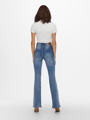 ONLY Boot cut Jeans 'Mila' in Blue