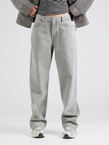 Noisy may - Loosefit Vaquero 'NMJANNEL' en gris: frente