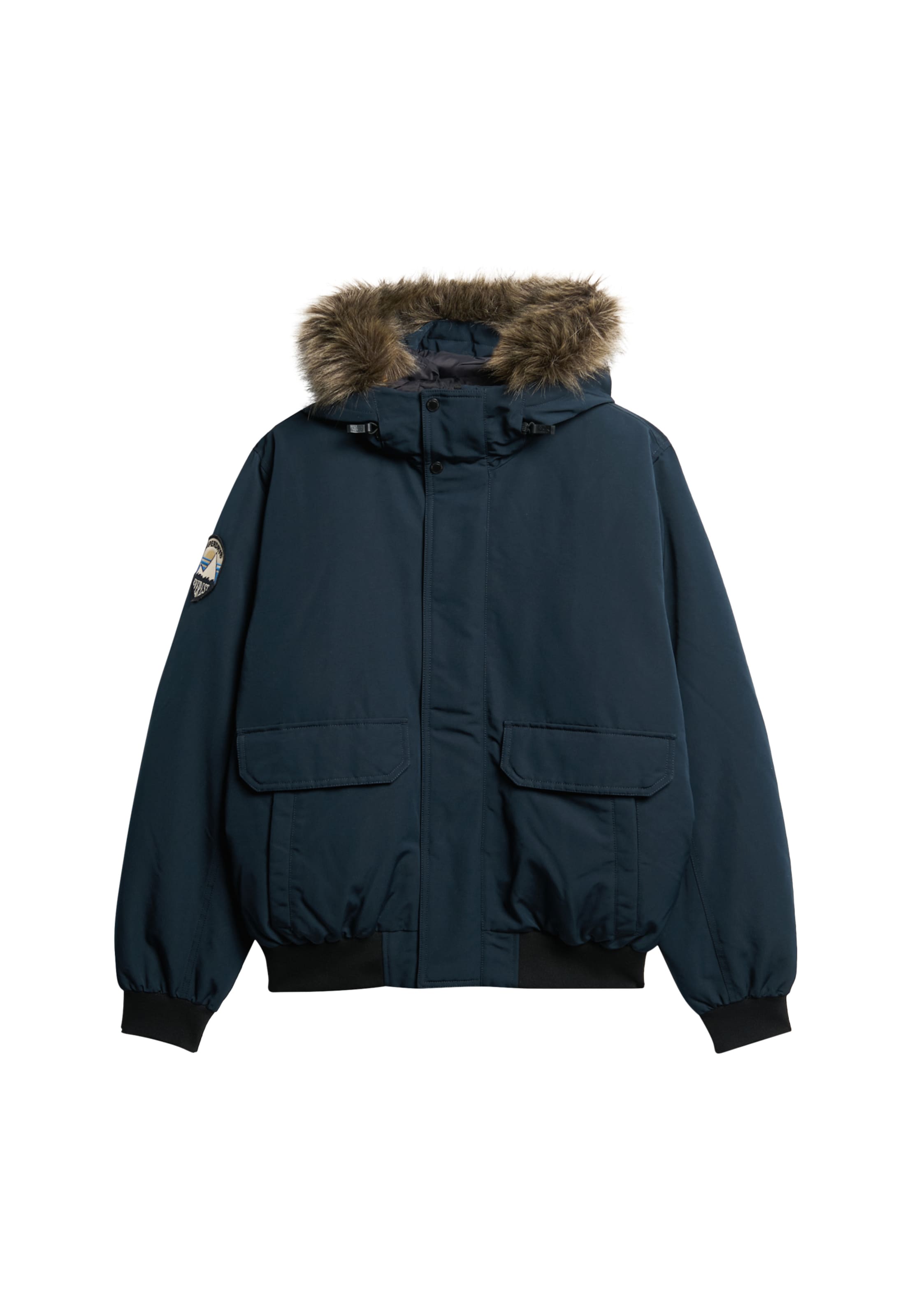 Veste mi-saison 'EVEREST' Superdry en bleu : devant