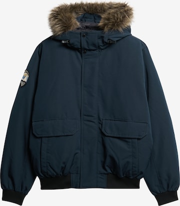 Superdry Демисезонная куртка 'EVEREST' в Синий: спереди