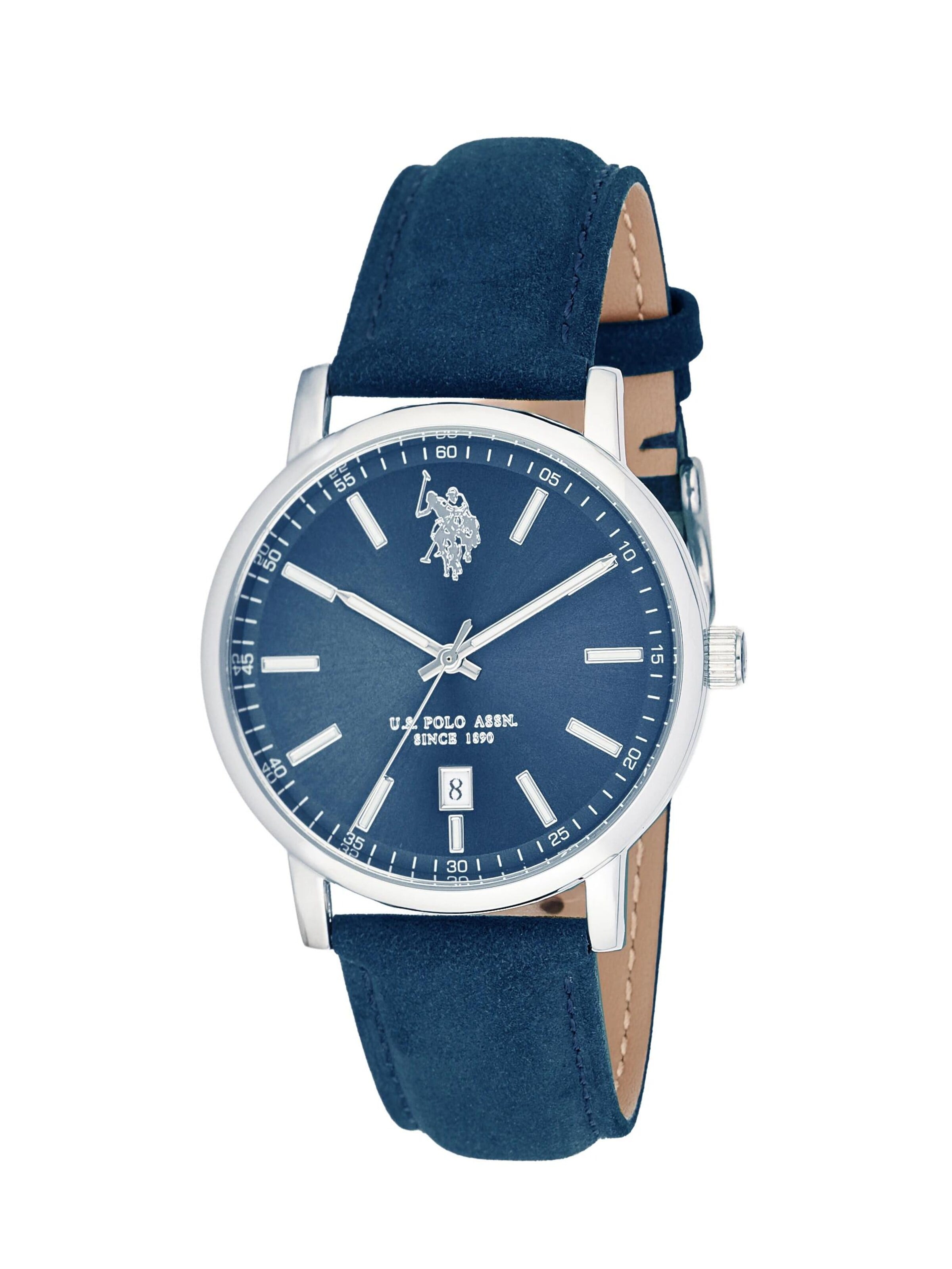 U.S. POLO ASSN. Analog watch 'Melville' in Blue: front