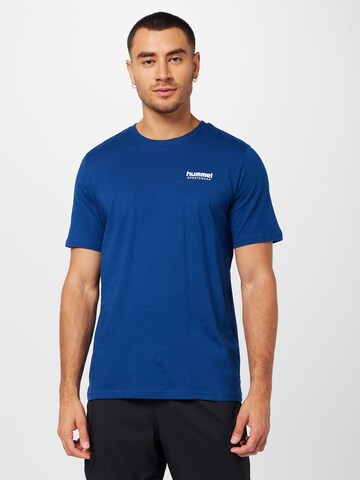 Hummel Shirt 'GABE' in Blauw: voorkant