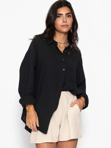 SASSYCLASSY Bluse‌‌‌‌‌‌‌‌‌ in Schwarz: Vorderseite
