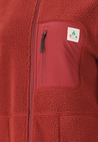Whistler Fleece jas 'Felis' in Rood