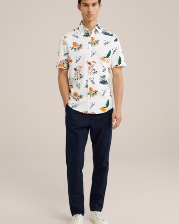WE Fashion Regular fit Πουκάμισο σε λευκό