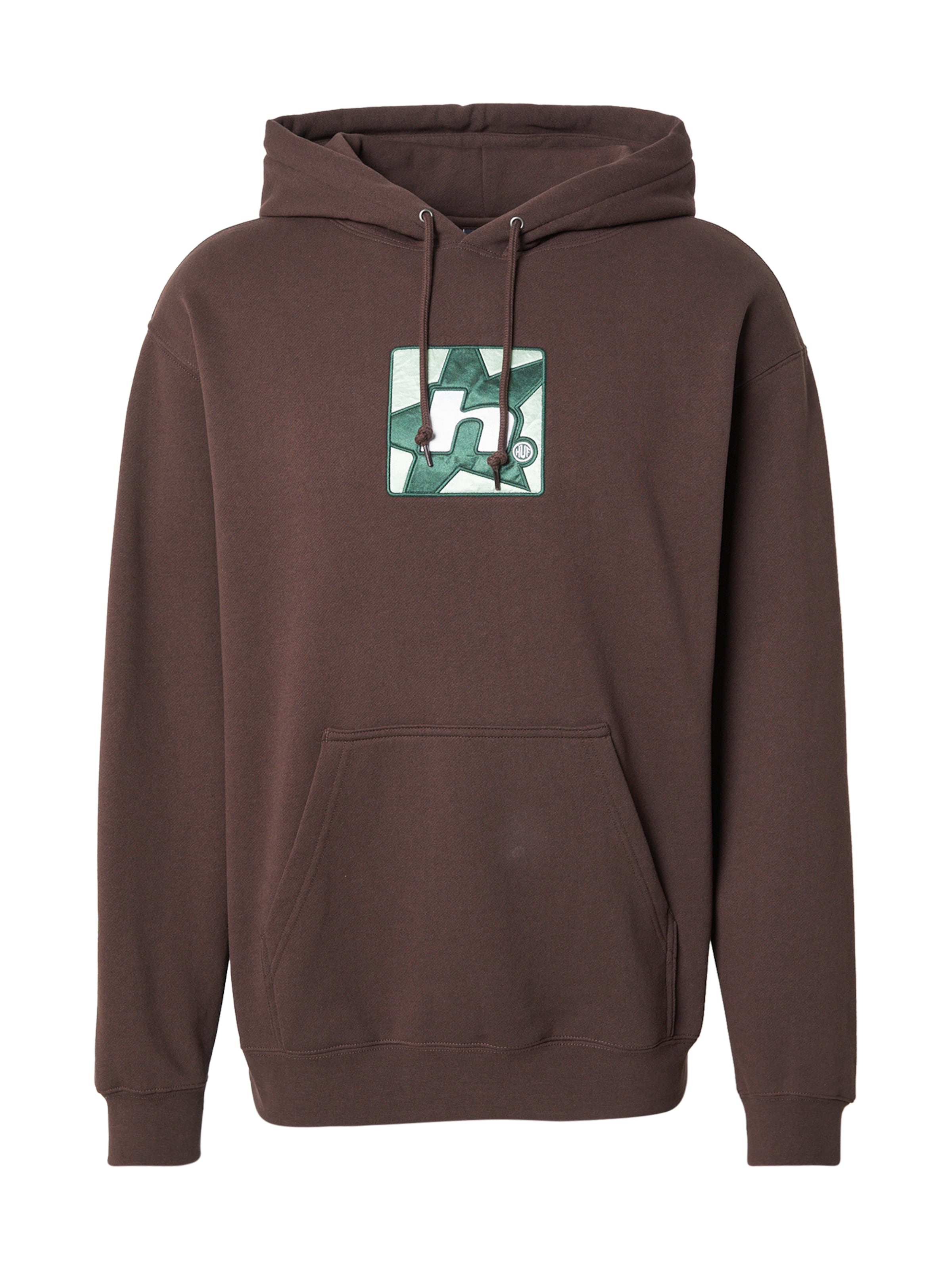 Sweat-shirt 'Star' HUF en marron : devant
