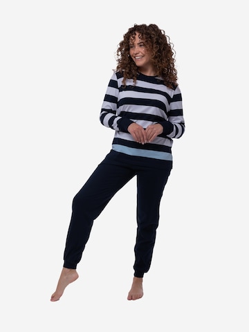 Ammann Pajama 'Night & Home' in Blue