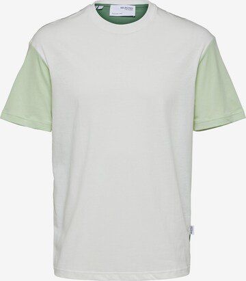 SELECTED HOMME Μπλουζάκι 'Dominic' σε πράσινο: μπροστά