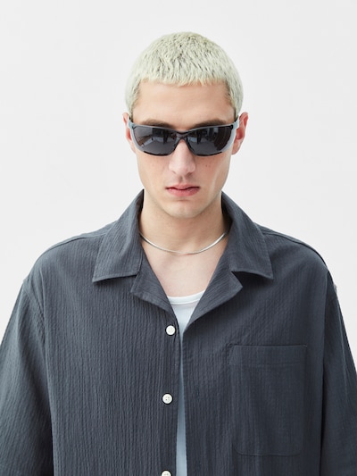 VAMOS CLO Button Up Shirt in Anthracite, Item view