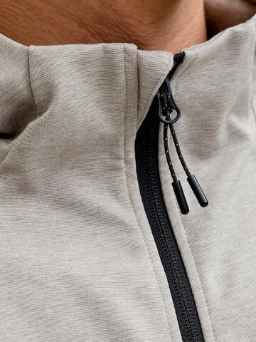 JACK & JONES Sweatvest 'Base' in Grijs