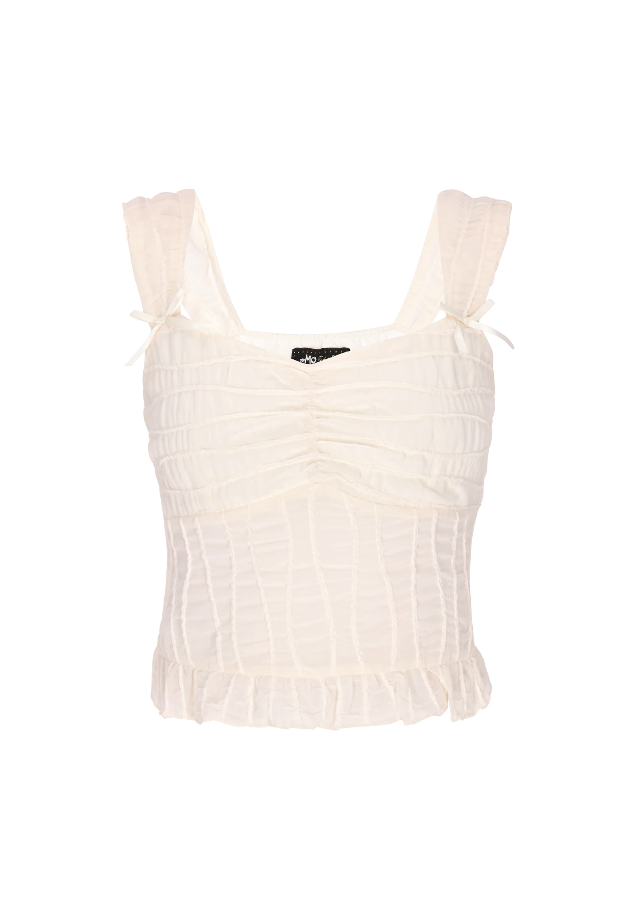 myMo at night - Top en blanco: frente