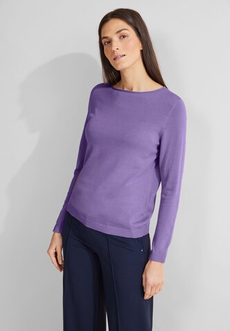 STREET ONE Pullover in Lila: Vorderseite