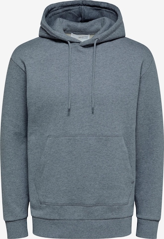 SELECTED HOMME Sweatshirt 'Jackman' in Grey: front