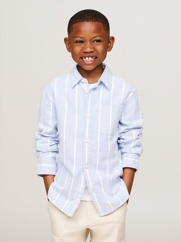 TOMMY HILFIGER Regular Fit Hemd in Blau: Vorderseite