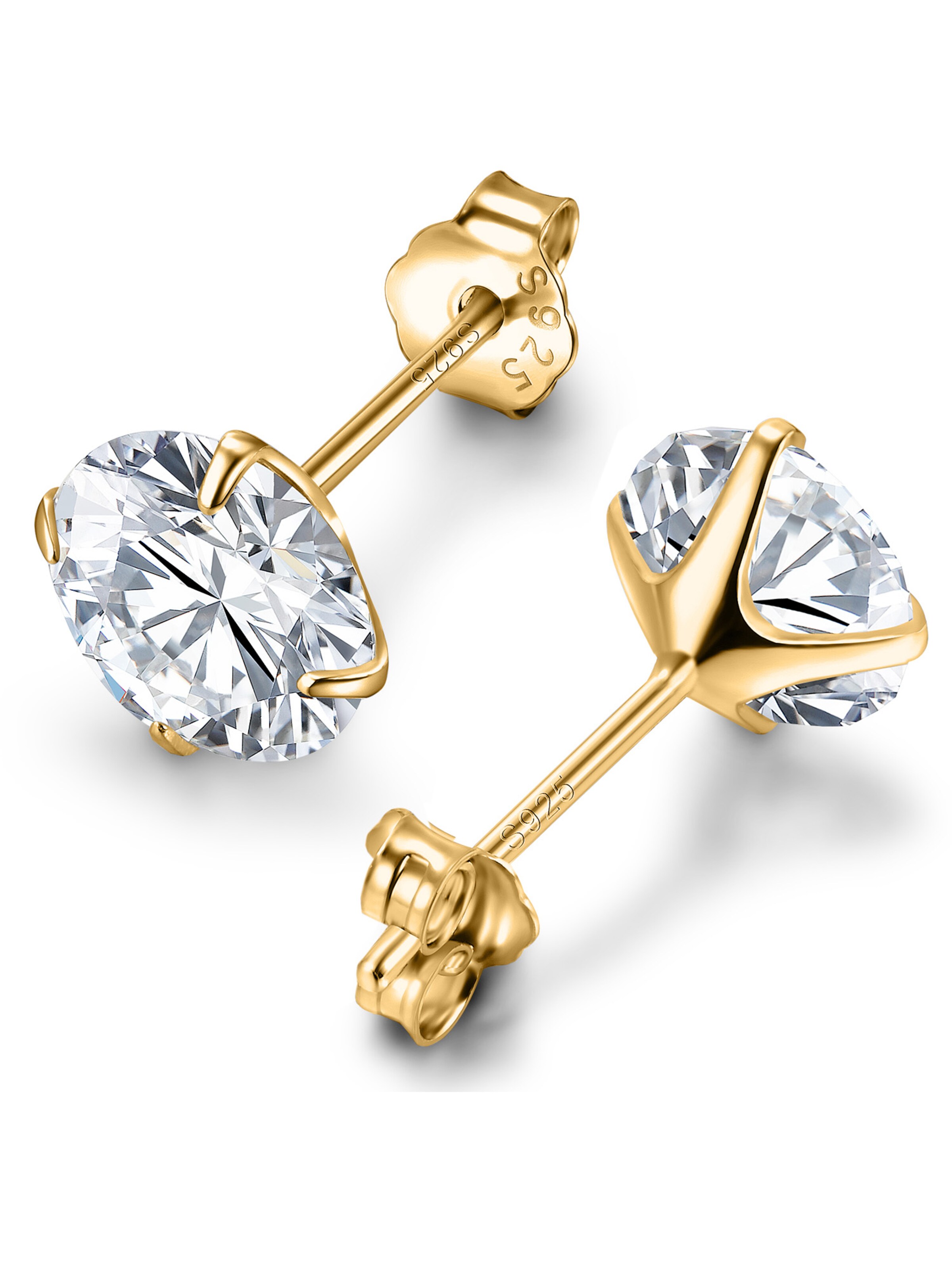 day berlin Earrings in Gold: front