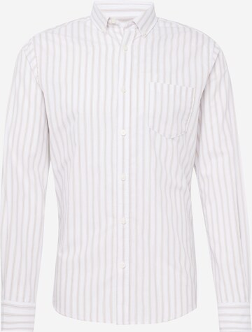 Chemise 'ALVARO' Only & Sons en beige : devant