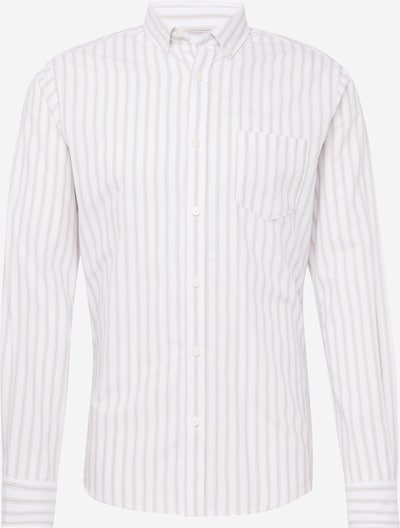 Marškiniai 'ALVARO' iš Only & Sons, spalva – tamsi smėlio / balta, Prekių apžvalga