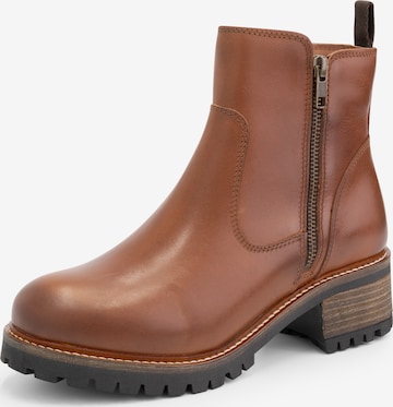 Bottines 'Ivy ' Mysa en marron : devant