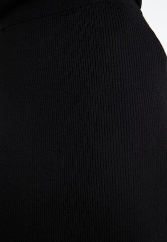 Gonna 'Colina' di faina in nero
