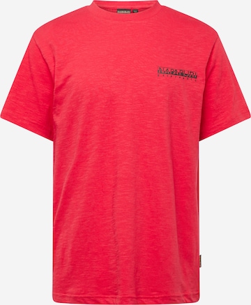 NAPAPIJRI T-Shirt 'MARTRE' in Rot: predná strana