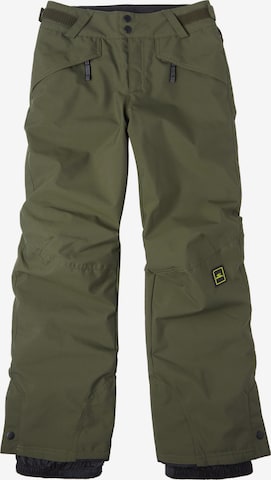 O'NEILL Regular Outdoor trousers 'Anvil' in Green: front