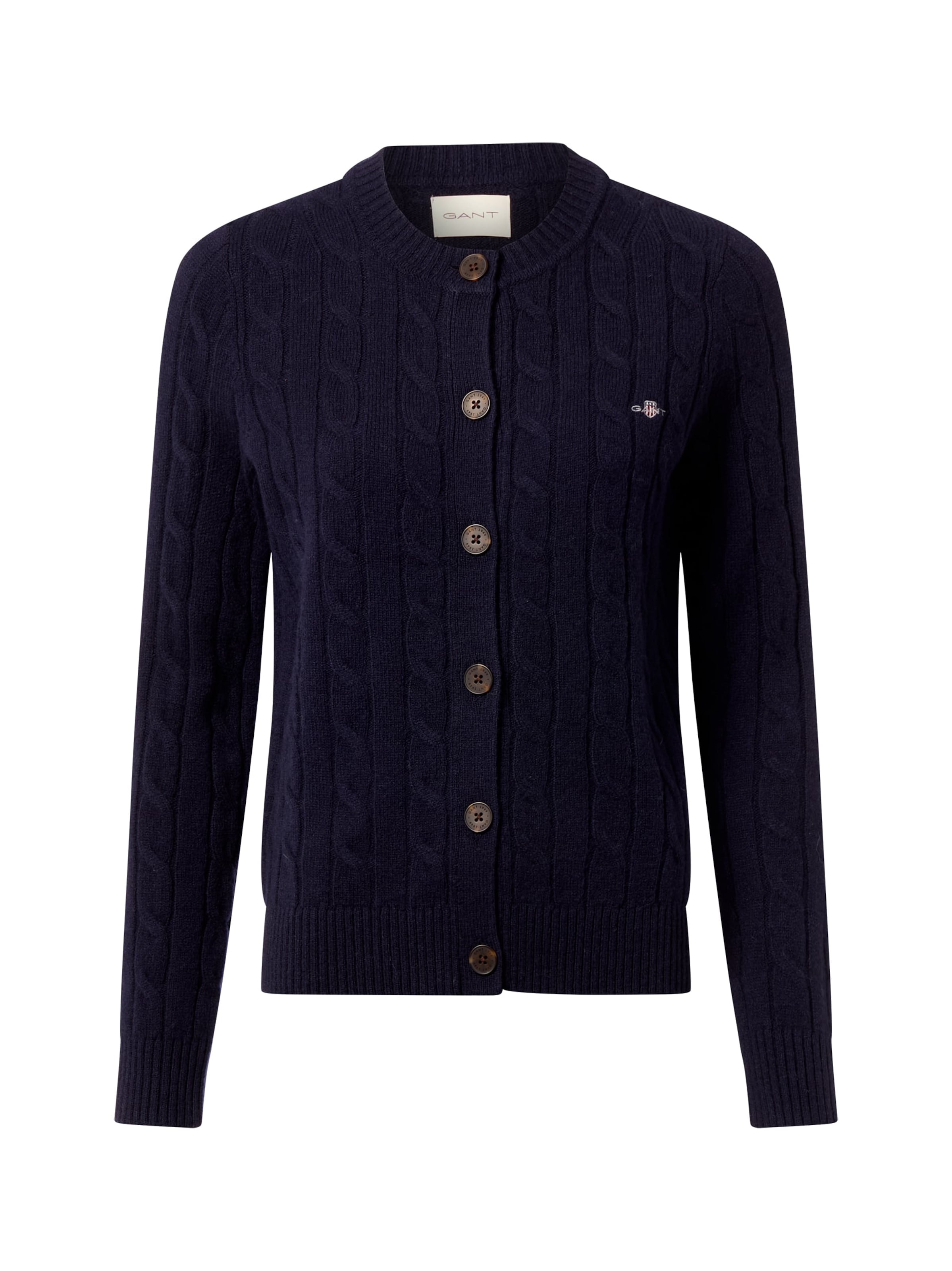 GANT Knit cardigan in Blue: front