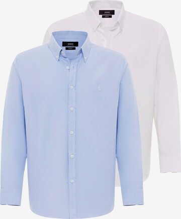 Chemise Antioch en bleu : devant