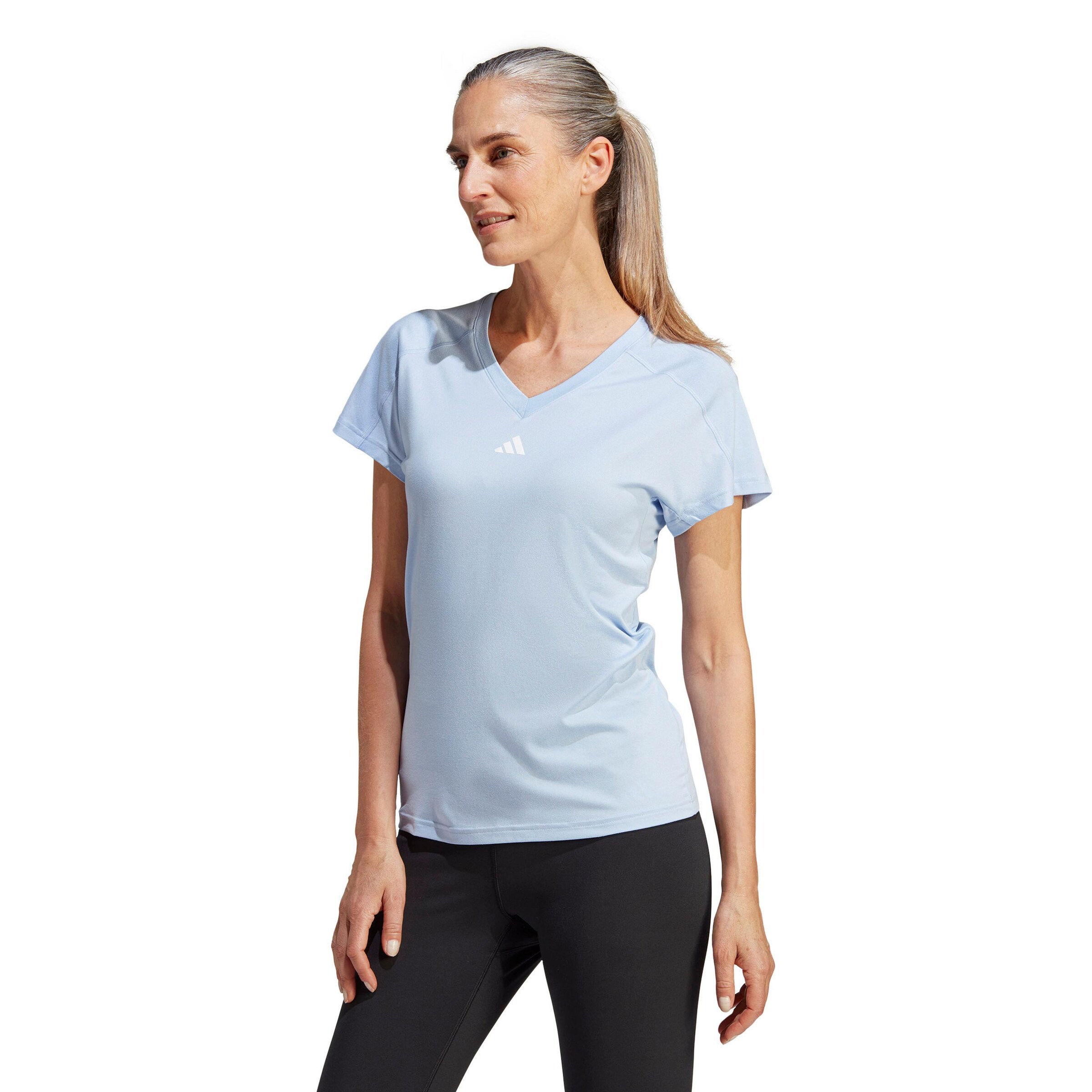 ADIDAS PERFORMANCE Performance Shirt 'Train Essentials' in Blue: front