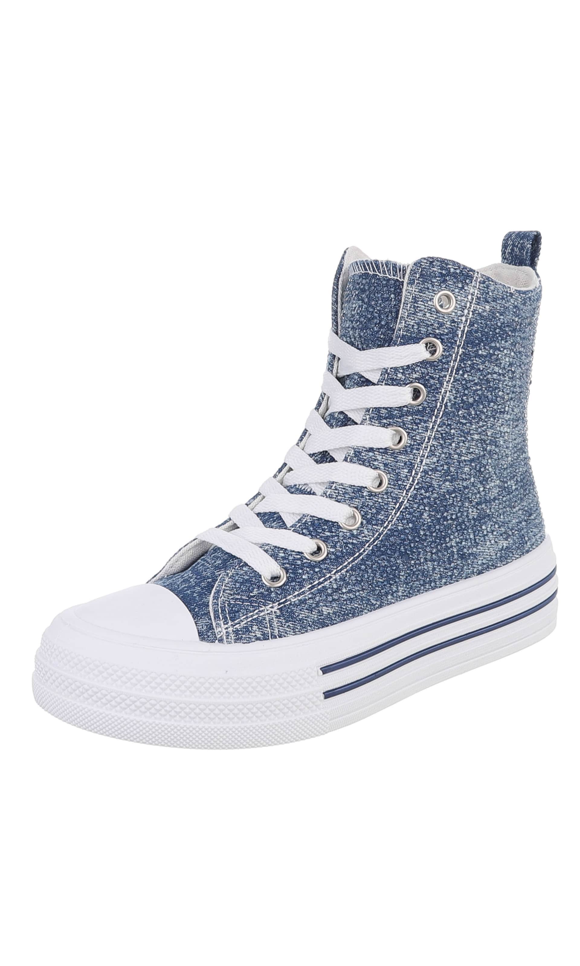 Ital-Design Sneaker in 36 in blue denim, Produktansicht