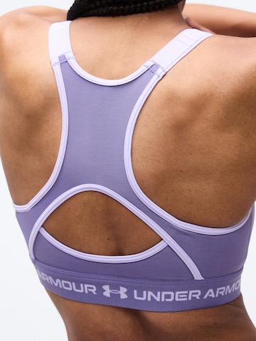 UNDER ARMOUR Бюстие Спортен сутиен в лилав
