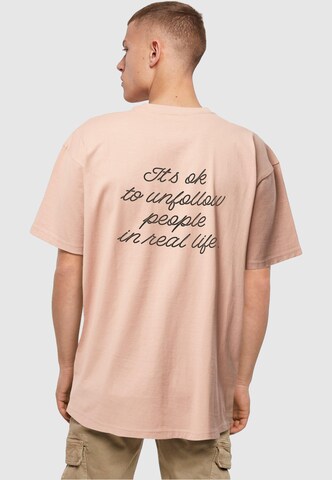Merchcode Shirt 'Heartbreak' in Orange