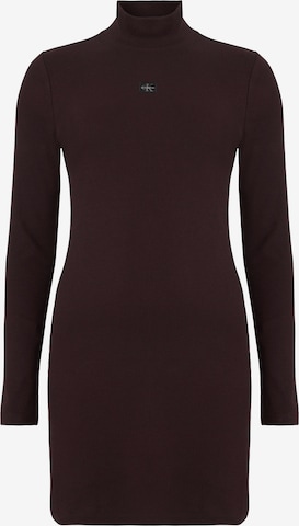 Calvin Klein Jeans Плетена рокля в лилав: отпред