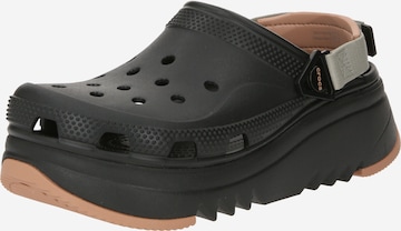 Clogs 'Hiker Xscape' di Crocs in nero: frontale