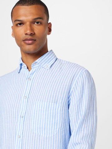 Regular fit Camicia di OLYMP in blu