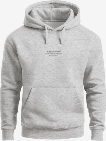 Neverless Sweatshirt 'Hands' in Grau: Vorderseite
