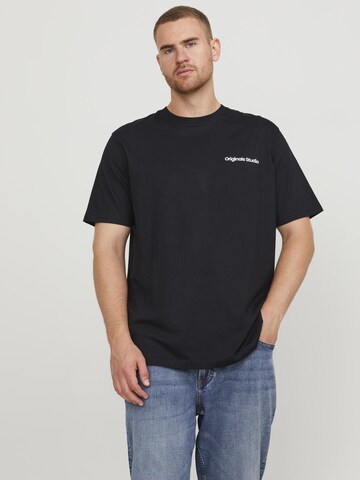 Jack & Jones Plus Shirt in Black: front