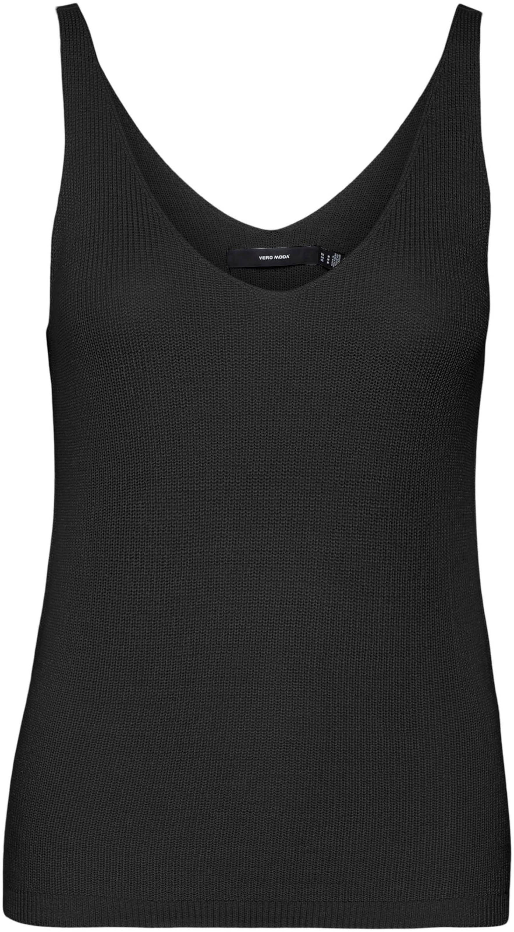 VERO MODA - Top de punto 'VMNEW LEX' en negro: frente