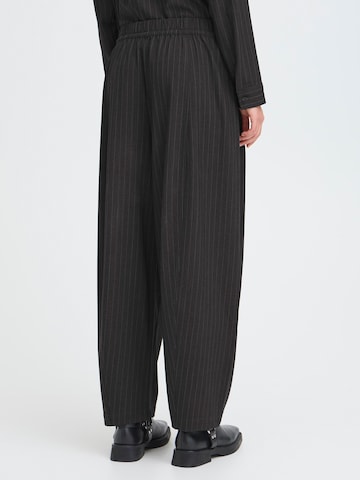 ICHI Loose fit Pants 'IXTRINE' in Grey
