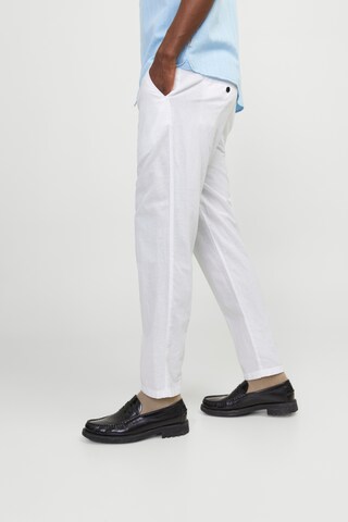 JACK & JONES - Tapered Pantalón chino 'Ace Summer' en blanco