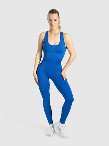 Smilodox Jumpsuit ' Seamless Elsie ' in Blue: front