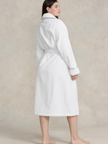 Peignoir long ' Bathrobe ' Polo Ralph Lauren en blanc