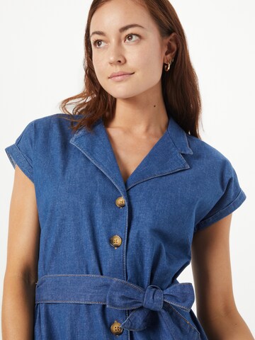 King Louie Shirt dress 'Irene' in Blue