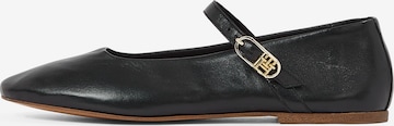 Ballerines à lanières TOMMY HILFIGER en noir : devant