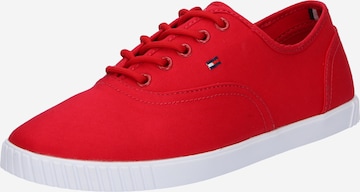 Sneaker bassa 'Essential' di TOMMY HILFIGER in rosso: frontale