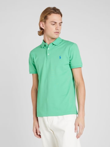 žalia Polo Ralph Lauren Priglundantis modelis Marškinėliai: priekis