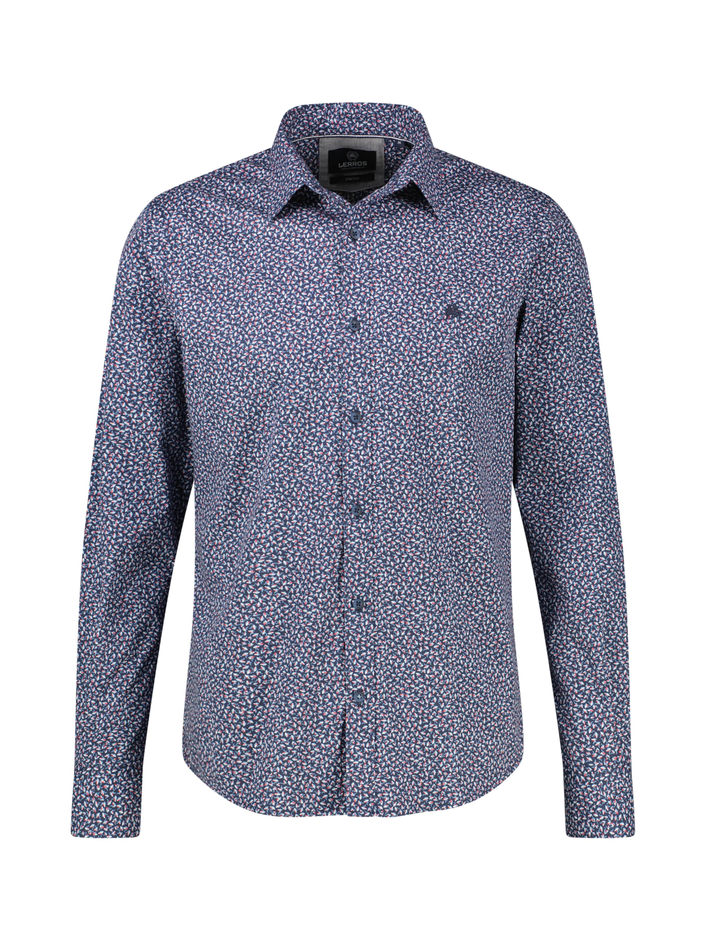 LERROS Regular fit Button Up Shirt in Blue: front